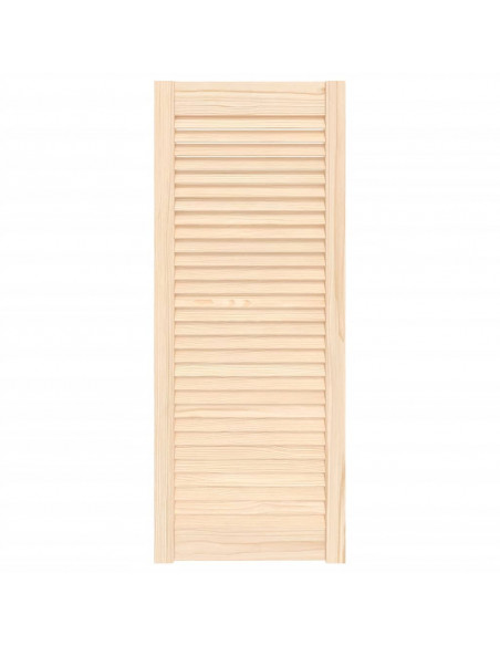 Anta con Design a Lamelle 99,3x39,4 cm in Legno di Pino