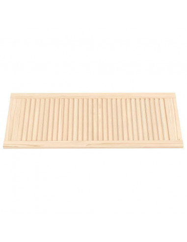 Anta con Design a Lamelle 99,3x39,4 cm in Legno di Pino