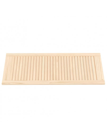 Anta con Design a Lamelle 99,3x39,4 cm in Legno di Pino