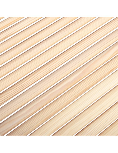 Ante con Design a Lamelle 2 pz 99,3x39,4 cm in Legno di Pino