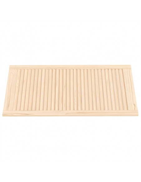 Ante con Design a Lamelle 2 pz 99,3x49,4 cm in Legno di Pino