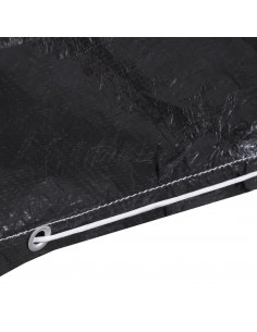 Copertura Giardino 2pz 6 Occhielli per Griglia 180x80x125 cm