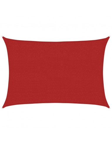 Vela Parasole 160 g/m² Rossa 2,5x3,5 m in HDPE
