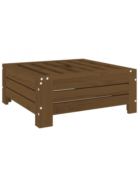 Copertura per Base Ombrellone Miele in Legno Massello di Pino