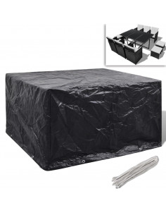 Copertura per Mobili da Giardino con 8 Occhielli 172x113x73 cm