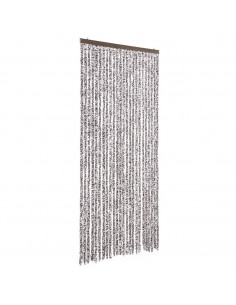 Zanzariera Marrone e Beige 100x220 cm Ciniglia 2