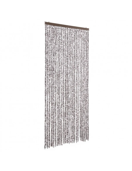 Zanzariera Marrone e Beige 100x220 cm Ciniglia