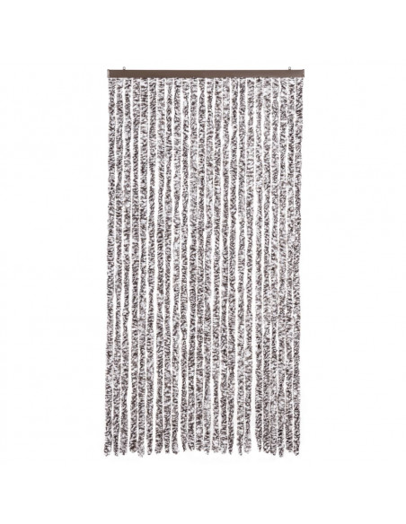 Zanzariera Marrone e Beige 100x220 cm Ciniglia
