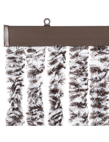 Zanzariera Marrone e Beige 100x220 cm Ciniglia