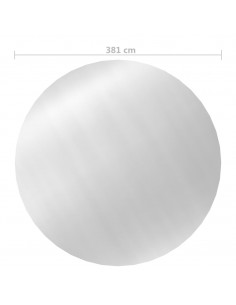 Copertura per Piscina Argento 381 cm PE