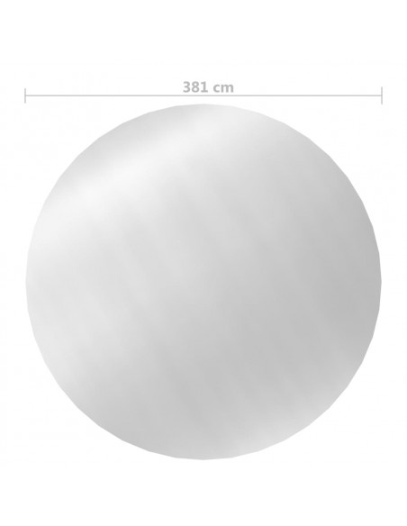 Copertura per Piscina Argento 381 cm PE