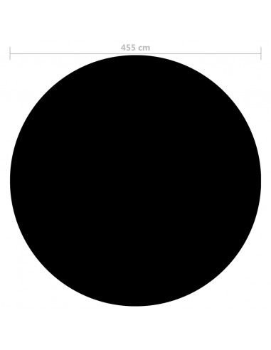 Copertura per Piscina Nera 455 cm PE