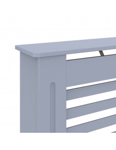 Copertura per Radiatore Antracite 112x19x81,5 cm in MDF