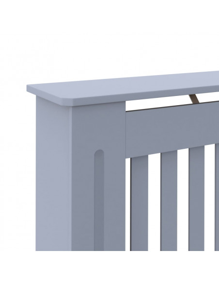 Copertura per Radiatore Antracite 172x19x81,5 cm in MDF