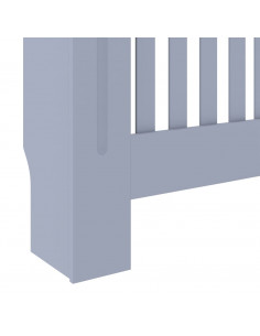 Copertura per Radiatore Grigia in MDF 78 cm