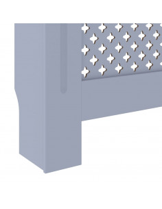 Copertura per Radiatore Grigia in MDF 78 cm