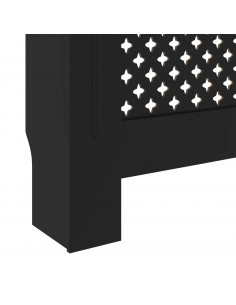 Copertura per Radiatore Nera in MDF 78 cm