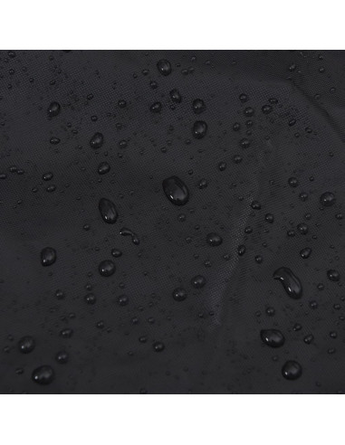 Copertura per Stufa a Piramide Nera 58x58x228 cm 420D Oxford