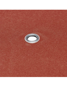 Copertura Superiore Gazebo a 2 Strati 310g/m² 3x3m Terracotta