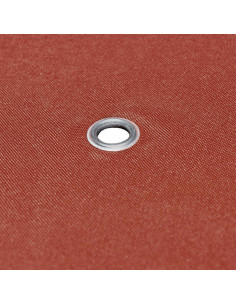 Copertura Superiore Gazebo a 2 Strati 310g/m² 4x3m Terracotta