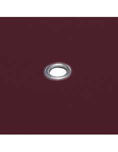 Copertura Superiore per Gazebo a 2 Strati 310g/m² 3x3m Bordeaux