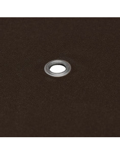 Copertura Superiore per Gazebo a 2 Strati 310g/m² 4x3m Marrone