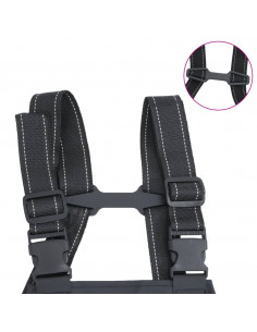 Wader da Pesca con Stivali Nero Taglia 46