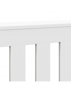 Copertura Termosifone Bianca 104x20x82 cm in Legno Multistrato