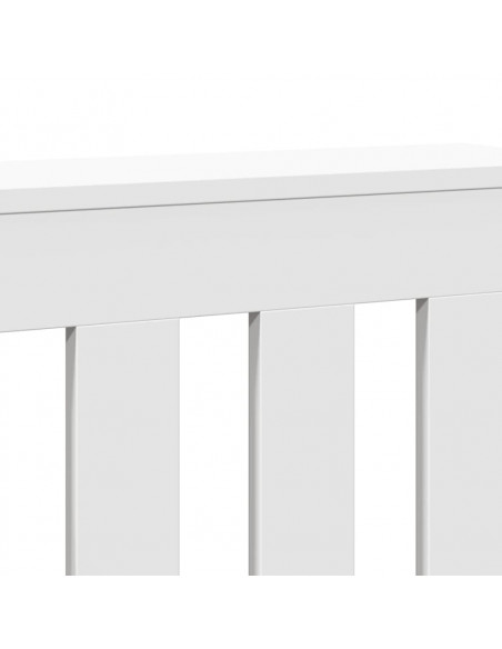 Copertura Termosifone Bianca 104x20x82 cm in Legno Multistrato