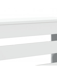 Copertura Termosifone Bianca 104x20x82 cm in Legno Multistrato