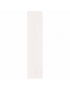Copertura Termosifone Bianca 108,5x19x84 cm Legno Massello Pino