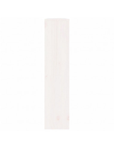 Copertura Termosifone Bianca 108,5x19x84 cm Legno Massello Pino
