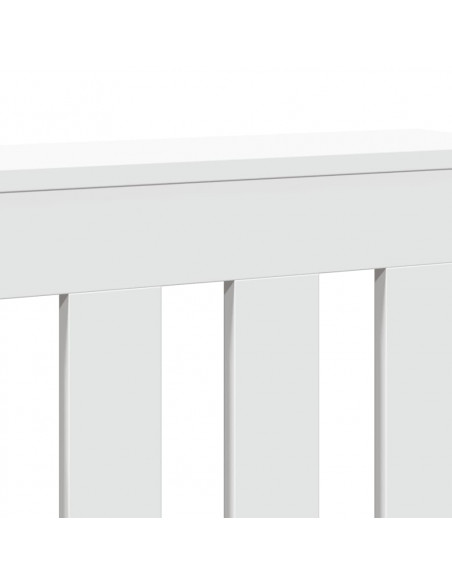 Copertura Termosifone Bianca 149x20x82 cm Legno Multistrato