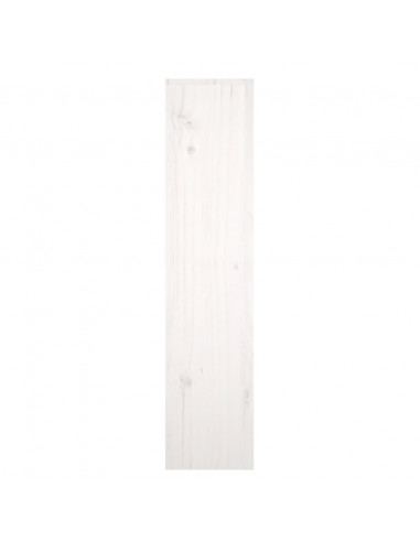 Copertura Termosifone Bianca 153x19x84 cm Legno Massello Pino