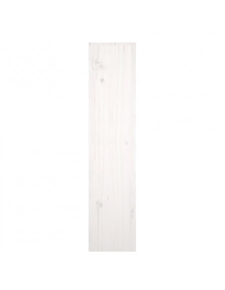 Copertura Termosifone Bianca 153x19x84 cm Legno Massello Pino