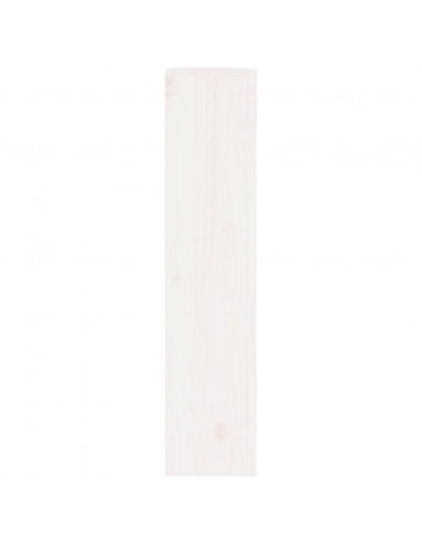 Copertura Termosifone Bianca 153x19x84 cm Legno Massello Pino