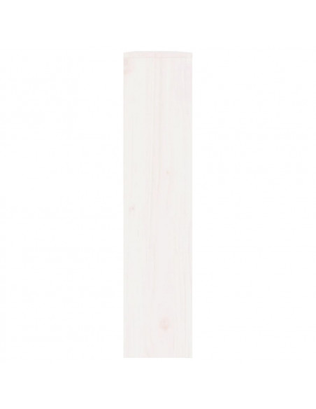 Copertura Termosifone Bianca 153x19x84 cm Legno Massello Pino