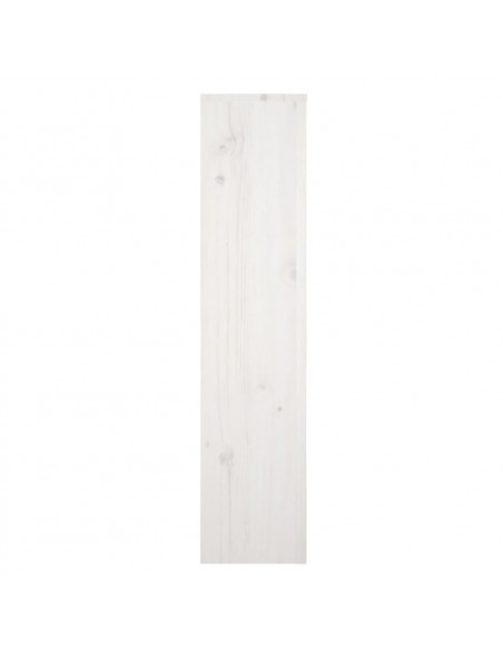 Copertura Termosifone Bianca 169x19x84 cm Legno Massello Pino
