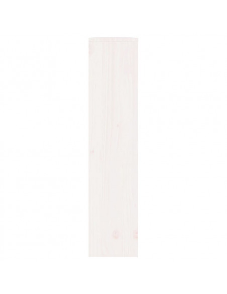 Copertura Termosifone Bianca 169x19x84 cm Legno Massello Pino