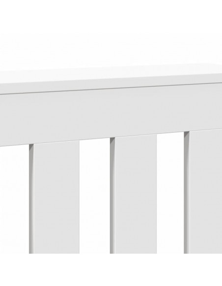 Copertura Termosifone Bianca 175x20x82 cm in Legno Multistrato