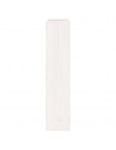 Copertura Termosifone Bianca 210x21x85 cm Legno Massello Pino