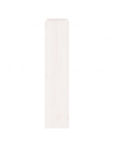 Copertura Termosifone Bianca 210x21x85 cm Legno Massello Pino