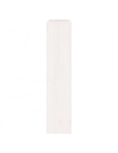 Copertura Termosifone Bianca 210x21x85 cm Legno Massello Pino