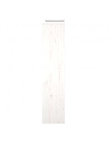 Copertura Termosifone Bianca 210x21x85 cm Legno Massello Pino