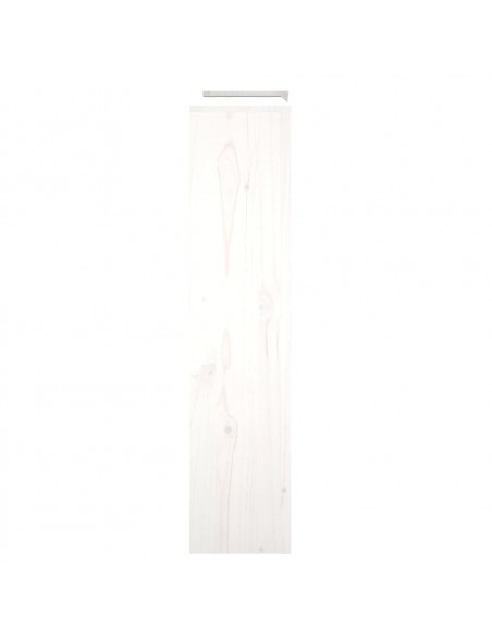 Copertura Termosifone Bianca 210x21x85 cm Legno Massello Pino