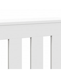 Copertura Termosifone Bianca 78x20x82 cm Legno Multistrato