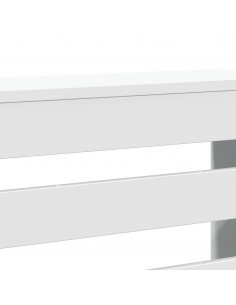 Copertura Termosifone Bianca 78x20x82 cm Legno Multistrato