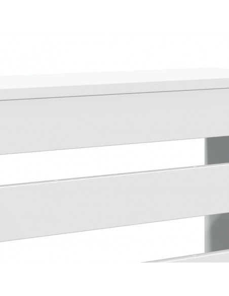 Copertura Termosifone Bianca 78x20x82 cm Legno Multistrato