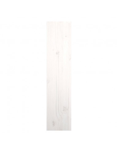 Copertura Termosifone Bianca 79,5x19x84 cm Legno Massello Pino