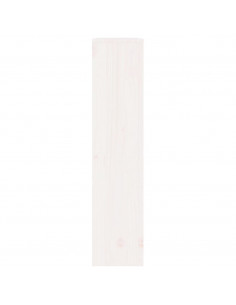 Copertura Termosifone Bianca 79,5x19x84 cm Legno Massello Pino